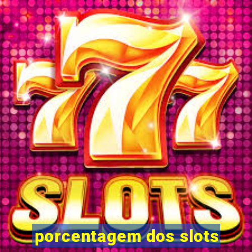 porcentagem dos slots